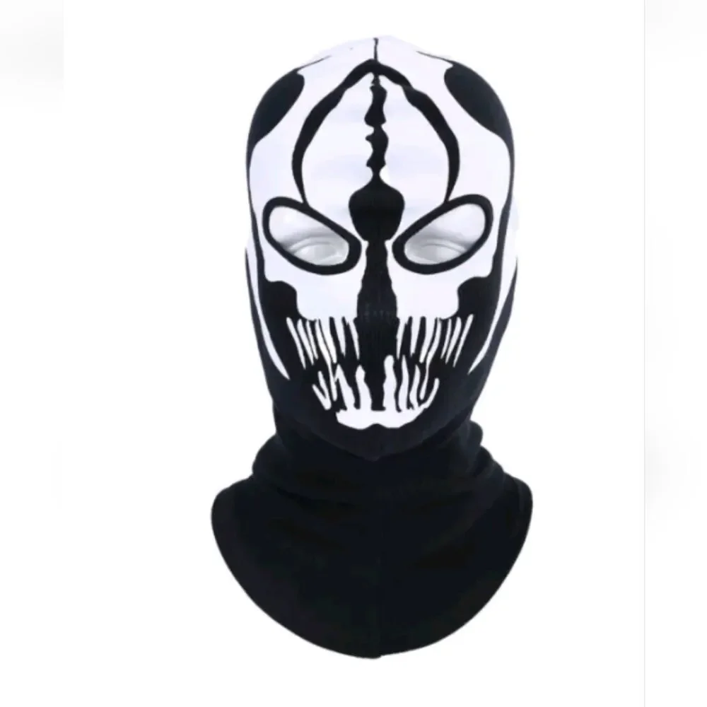 Halloween Scary Ghost Cosplay Balaclava Cycling Skull Full Hood Face Mask